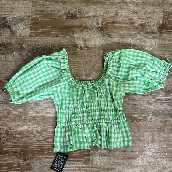 Bohemian traders gathered waist top - Picture 3 of 5